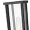 Z-Lite Glenwood 1 Light Outdoor Post Mount Fixture, Black & Clear 586PHMR-BK - alternate 2